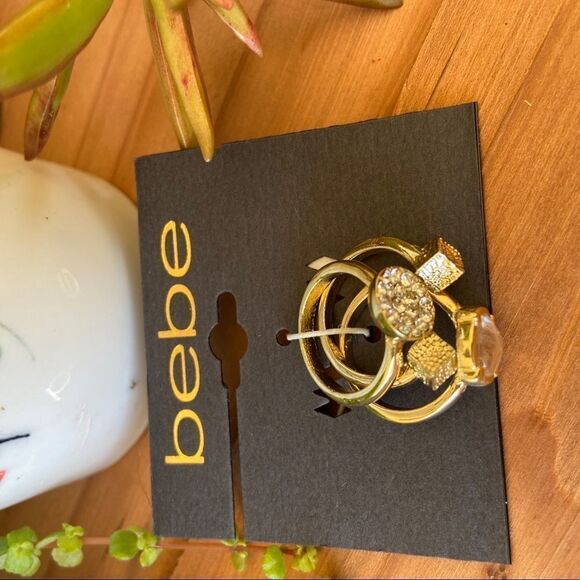 "bebe Statement Ring $16 each or bundle 3 for $25 - Picture 1 of 5